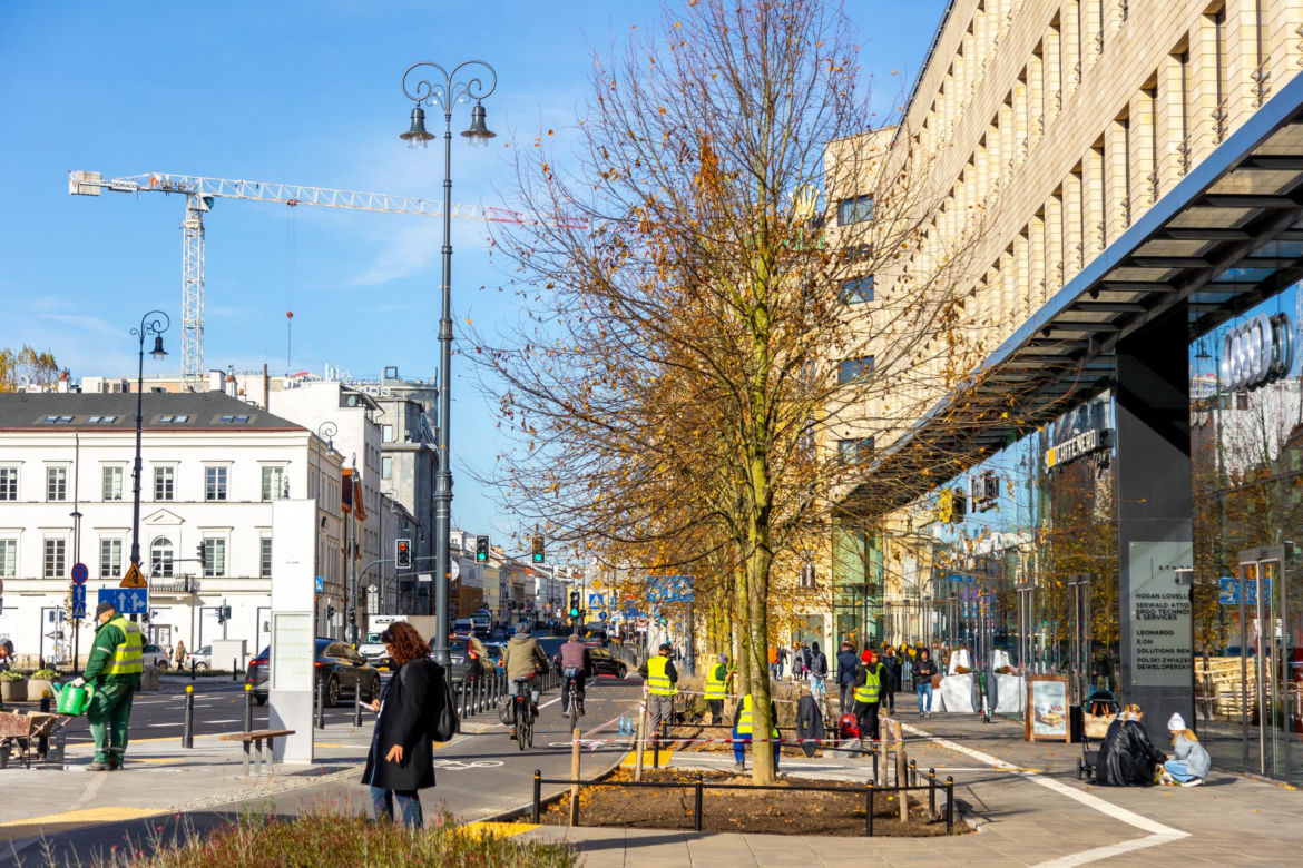 Zmodernizowany Plac Trzech Krzyży