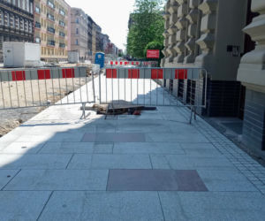 Przebudowa ulic w centrum Szczecina - maj 2020
