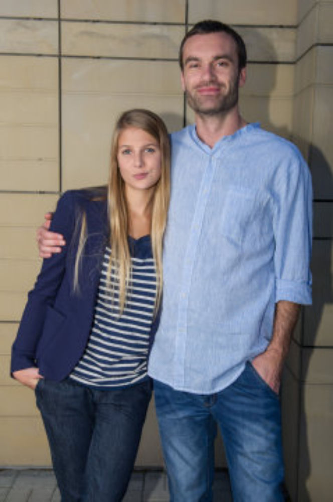 "Na Wspólnej".Ola Zimińska (Marta Wierzbicka), Mariusz Czerski (Mariusz Zaniewski)