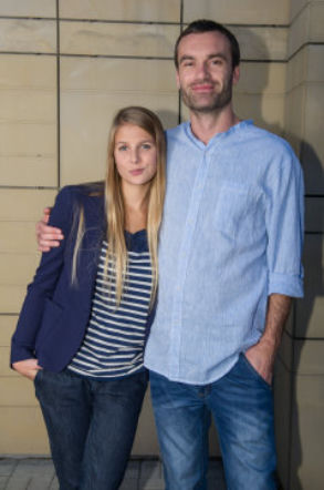 "Na Wspólnej".Ola Zimińska (Marta Wierzbicka), Mariusz Czerski (Mariusz Zaniewski)