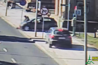 Potrącenie kobiety na wózku inwalidzkim