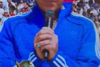 Robbie Williams i Nicole Scherzinger rozgrzali finał mundialu! Ich występ przejdzie do historii