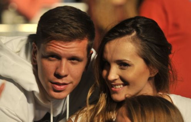 Marina Łuczenko i Wojciech Szczęsny