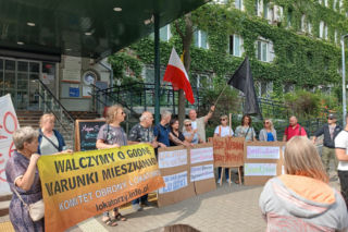 Protest przed urzędem. Mieszkańcy Pragi trafią pod most?