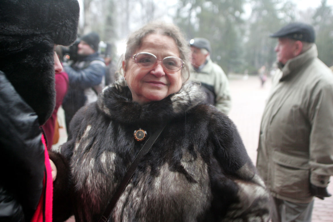 Pogrzeb Hanuszkiewicza. Grażyna Zielińska