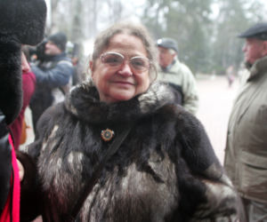 Pogrzeb Hanuszkiewicza. Grażyna Zielińska