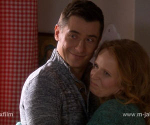 M jak miłość odc. 1132. Ewa (Dominika Kluźniak), Marek (Kacper Kuszewski)