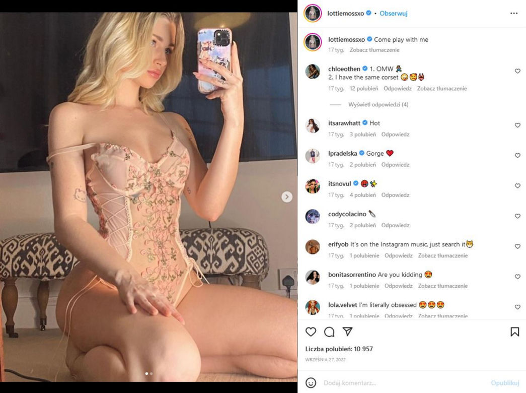 Lottie Moss znalazła miłość! Pokochał modelkę z tatuażem na twarzy