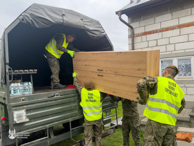 Odbudowa domu w Wyrykach Woli pod Włodawą