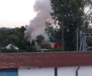 Pożar przy Klecińskiej
