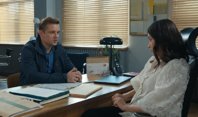 Barwy szczęścia odc. 3333. Hubert (Marek Molak), Natalia (Maria Dejmek)