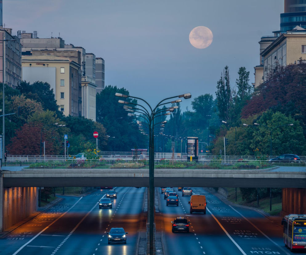 Marszałkowska nad Trasą Łazienkowską