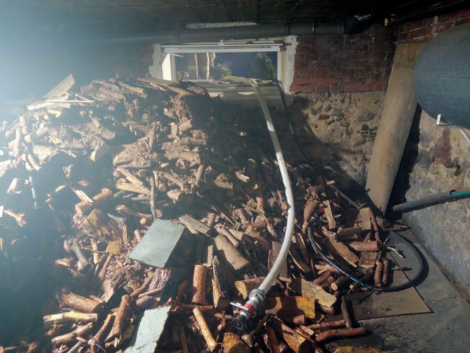 Pożar w domu jednorodzinnym w Ratowicach niedaleko Leszna. Wiadomo, co było przyczyną