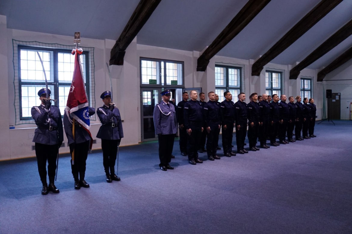 Ślubowanie policjantów na Warmii i Mazurach