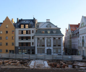Wykopaliska w miejscu hotelu Arkona
