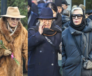 Damy polskiej sceny żegnają Magdę Umer. Stylowa Emilia Krakowska, skromna Maja Komorowska, Krystyna Janda od stóp do głów w czerni