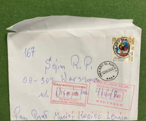 Poseł ze Śląska dostał obrzydliwy list. Pedale, będziesz miał ryj oblany kwasem