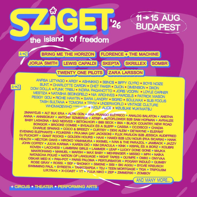 Sziget Festival 2026