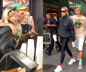 Justin Bieber i Hailey Baldwin w Nowym Jorku