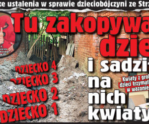 Tu zakopywała dzieci i sadziła na nich kwiaty