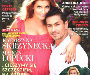 Kasia Skrzynecka na okładce Gali