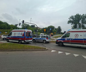 Wypadek na skrzyżowaniu w Starachowicach