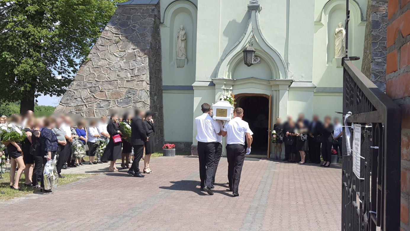 Pogrzeb ofiar wypadku w Elżbietowie