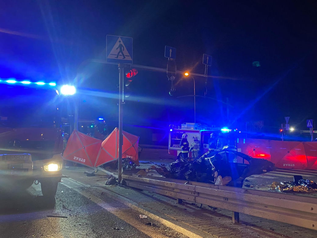 Śmiertelny wypadek w Rzgowie. Trzy osoby nie żyją