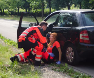 Na sygnale 4 sezon odc. 82. Artur Góra (Tomasz Piątkowski), Renata (Agata Załęcka)