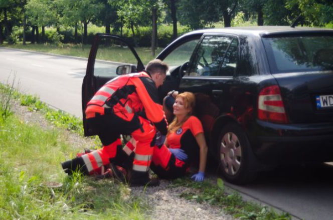 Na sygnale 4 sezon odc. 82. Artur Góra (Tomasz Piątkowski), Renata (Agata Załęcka)