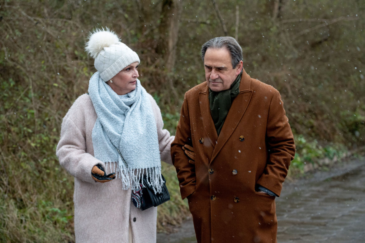 Barwy szczęścia odc. 2620: Małgorzata (Adrianna Biedrzyńska), Jerzy (Bronisław Wrocławski)