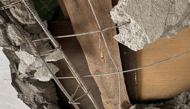 Odbudowa domu w Wyrykach Woli pod Włodawą