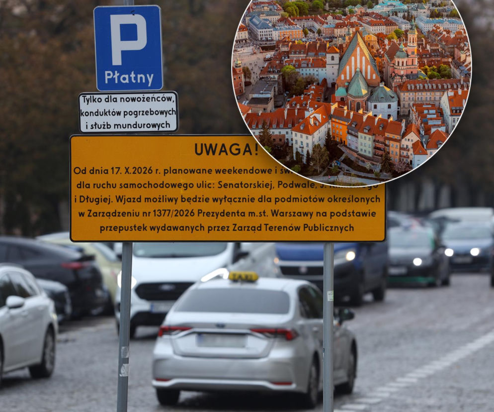 Koniec z wjazdem na Starówkę w weekendy. Prezydent Trzaskowski zdecydował