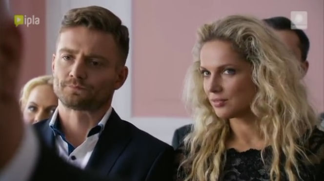 Przyjaciółki 4 sezon odc. 50. Patrycja (Joanna Liszowska), Michał (Marcin Rogacewicz)