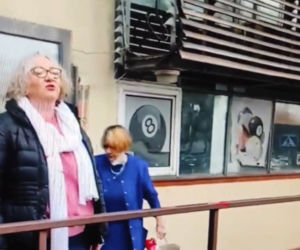 Awantura przed siedzibą PiS. Marta Lempart oberwała od sprzątaczki