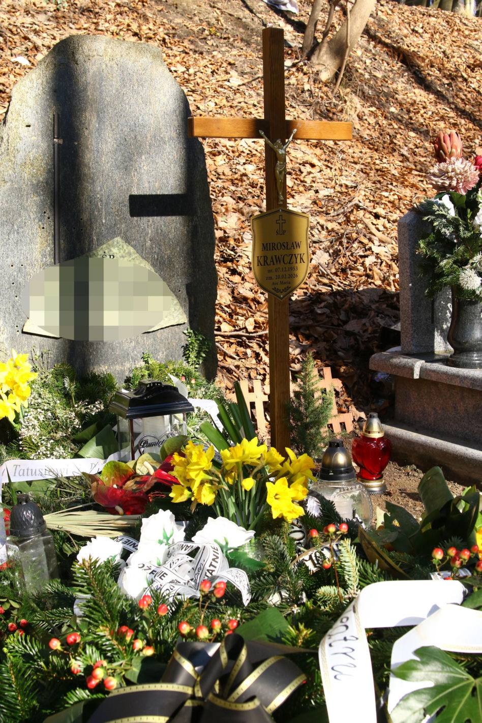 Tak wygląda grób Mirosława Krawczyka w Gdańsku