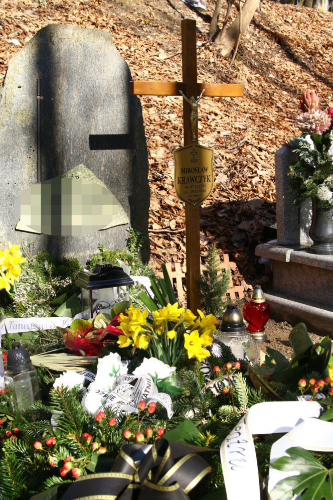 Tak wygląda grób Mirosława Krawczyka w Gdańsku