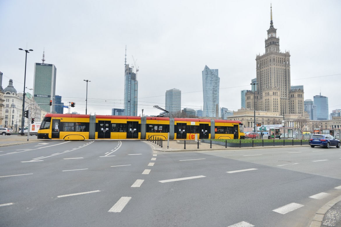 Nowe rondo Dmowskiego w Warszawie