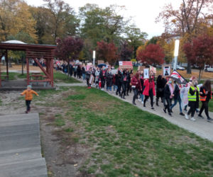 środowy protest w Lesznie