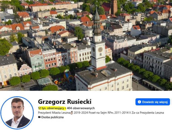 Włodarze i gminy powiatu Leszczyńskiego na FB