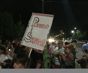 Protest przed domem Jarosława Kaczyńskiego, 22 lipca