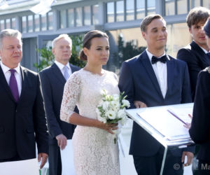 M jak miłość odcinek 1185, Magda (Anna Mucha), Olek (Maurycy Popiel), Marcin (Mikołaj Roznerski), Wojciech (Emilian Komarnicki), Zbyszek (Andrzej Presigs)