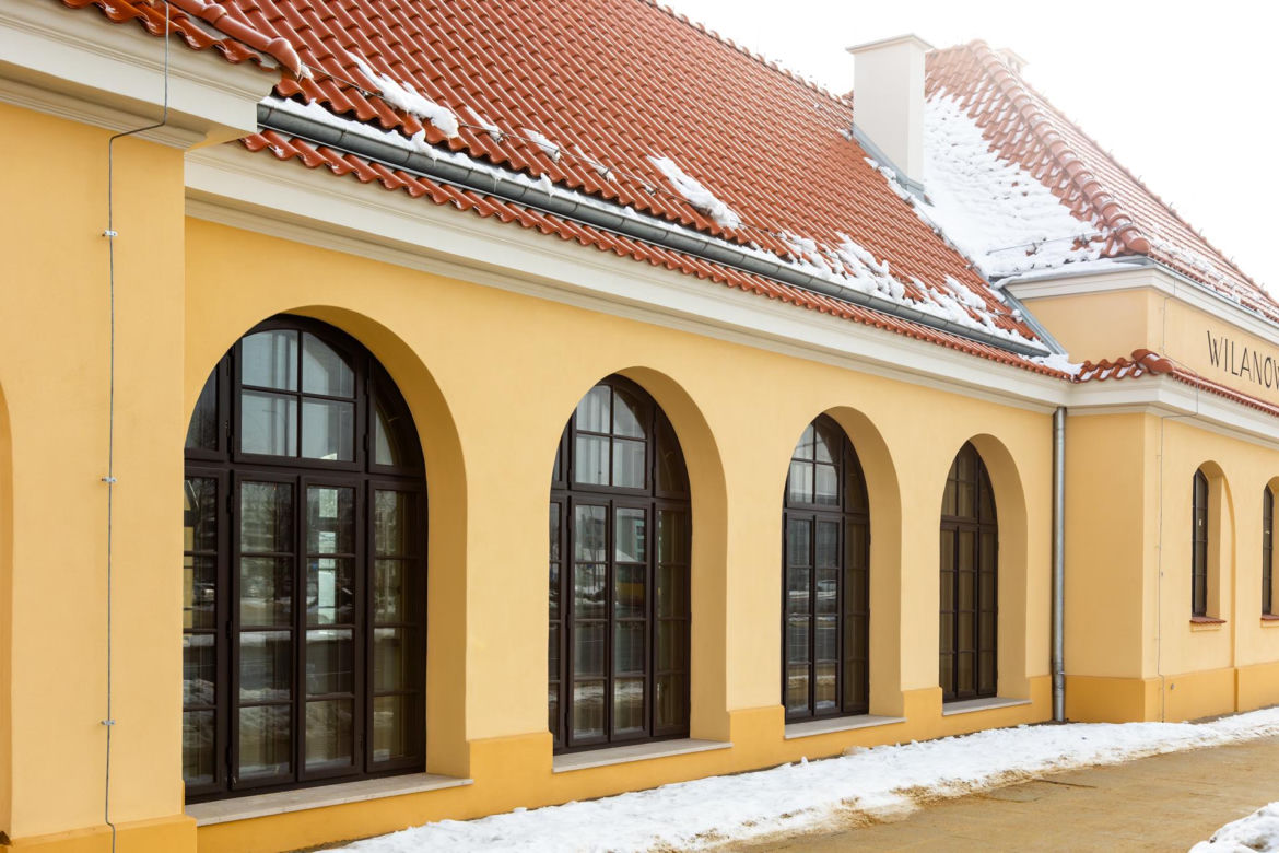 Dawny dworzec Warszawa Wilanów po remoncie