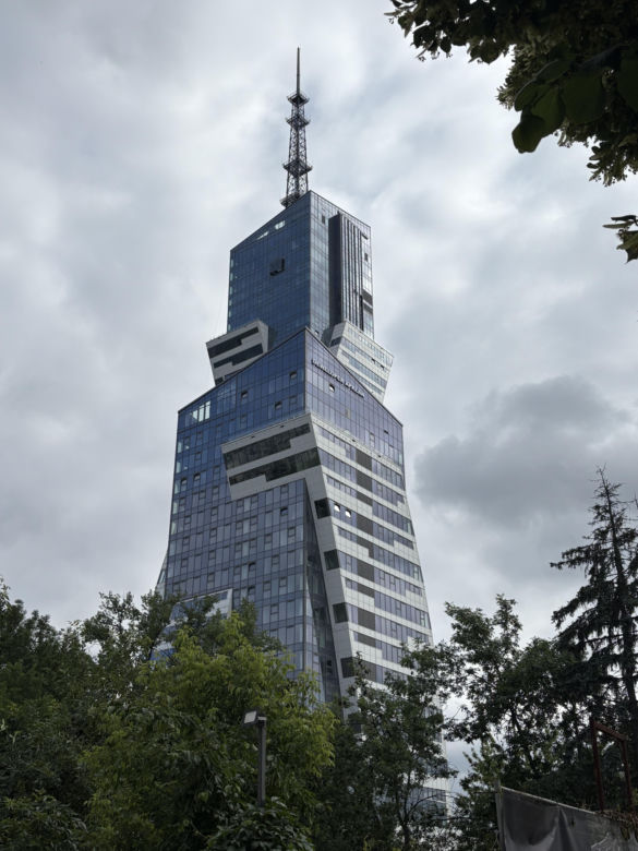 Byliśmy 40, piętrze najwyższego budynku mieszkalnego w Polsce. Widok jest niesamowity
