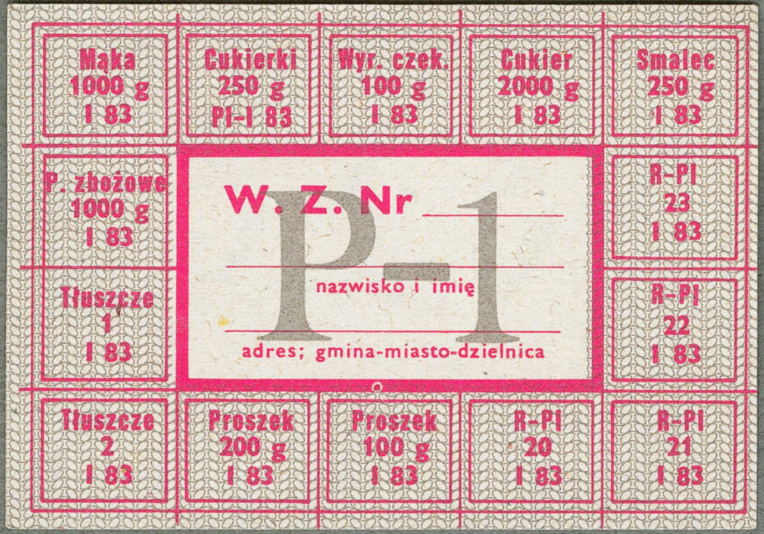 Reglamentacja życia. Kartki na żywność- symbol PRL-u