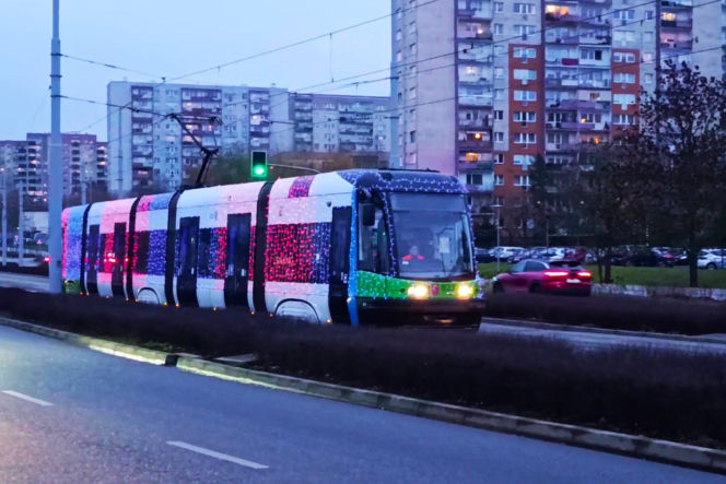 Świąteczne tramwaje w Szczecinie