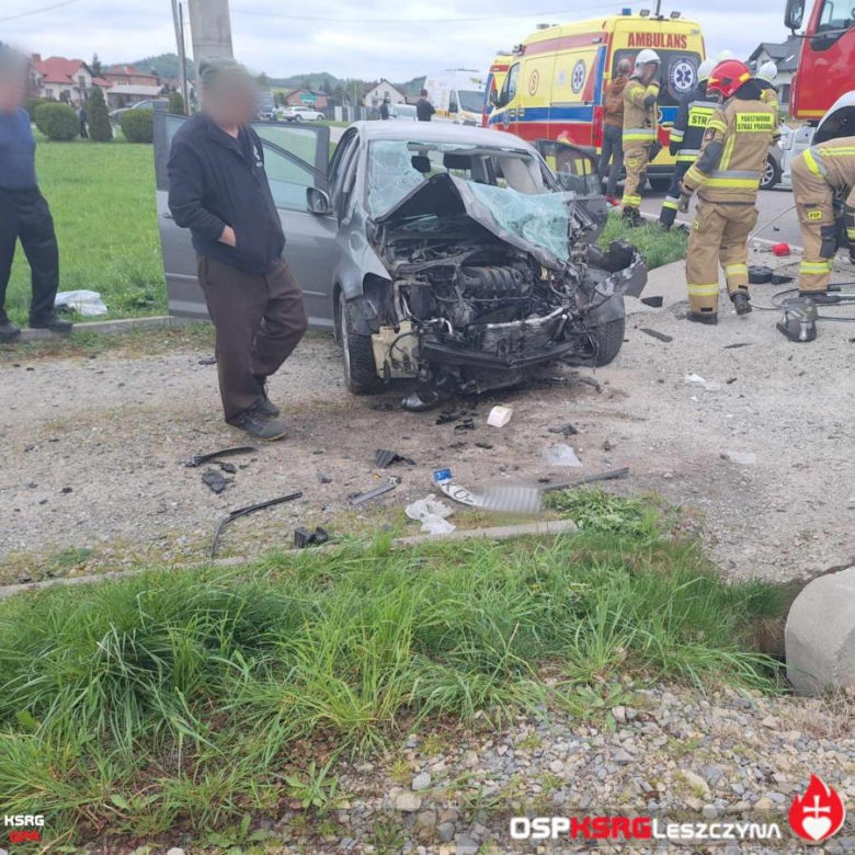 Strzegowa-Kolonia. Druh Konrad uratował ranną kobietę za pomocą paska od spodni