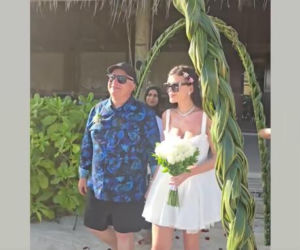 Skiba powiedział TAK na Malediwach! Ślub na plaży i noc poślubna jak z bajki