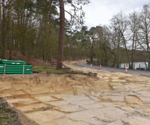 Budowa węzła Głębokie - marzec 2020