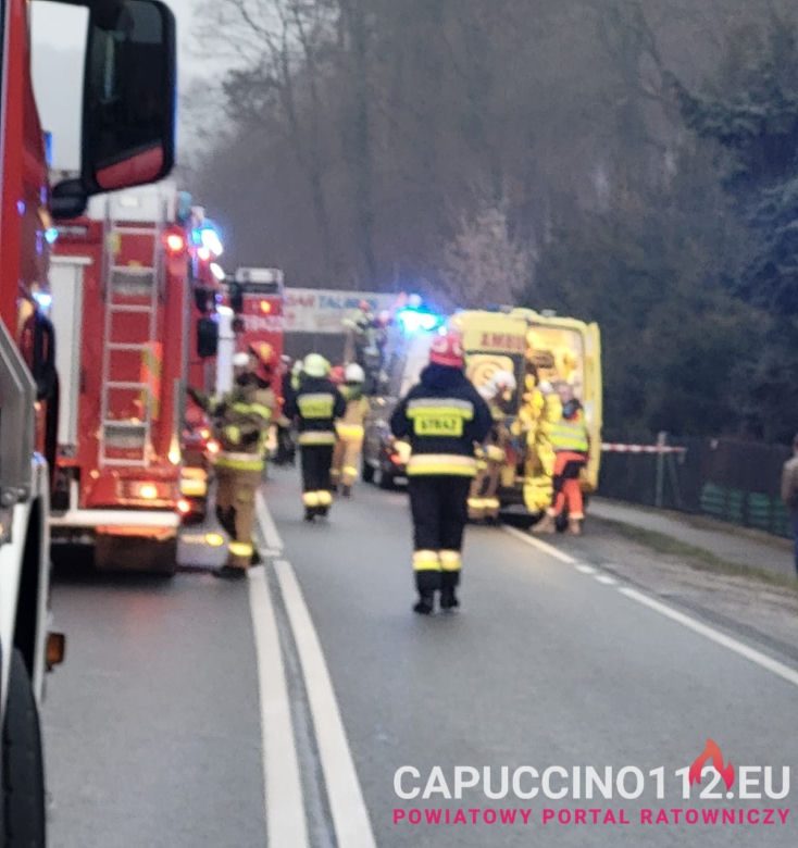 Wypadek na DK 75 w Czchowie